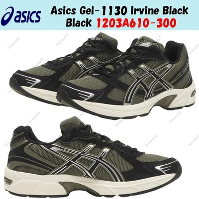 Asics Gel-1130 Irvine Negro Negro 1203A610-300 Hombres Talla - Imagen 1 de 4