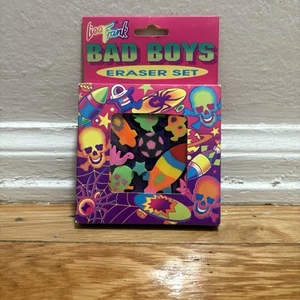 Set Gomme Lisa Frank Bad Boys • Vintage anni 90 • Arcobaleno - Foto 1 di 2