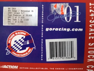 Bill Elliot # 9 Dodge / Muhammed Ali 2001 Intrepid RT edición limitada Foto 1 de 4