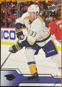 2016-17 Upper Deck Colin Wilson #358 Nashville Predators - Picture 1 of 2