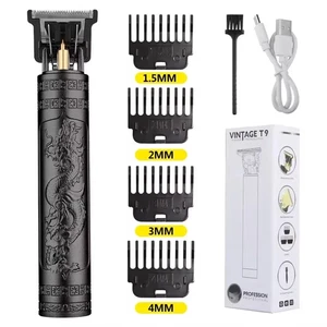 T9 Black Dragon Phoenix Men Hairs Cutting Machine Beard Trimmer Razor Shaver US - Picture 1 of 11