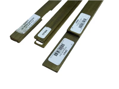 C360 Brass Flat Bar Stock – Certified Free Machining – Various Sizes 1/8 1/4 3/8 - Image 1 of 4