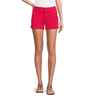 Pantalones Cortos Dear John Para Mujer North Hampton Sarga Frente Plano Salsa Talla: 26 Foto 1 de 4