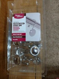 Better Homes And Gardens - Chromoptik - Duschhaken mit Perlen 12er Set - Bild 1 von 4