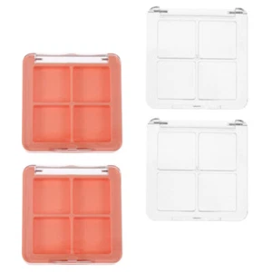 4 Pcs Lidschatten-Box Leere Lidschattenpalette Make-up-Palette Mit Gitter - Bild 1 von 12