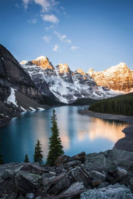 Pintura arte de pared decoración del hogar - PÓSTER 20x30 Moraine Lake and the Rocky Mountains Foto 1 de 3