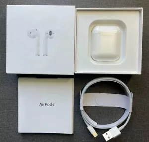 airpod 2nd Generation With Earphone Earbuds Wireless Charging Box - Picture 1 of 3