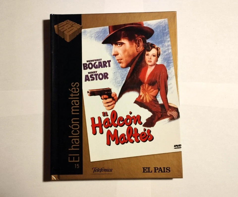 El halcón maltés Bogart y Astor Revista DVD N15 El pais Cine oro Español-Ingles - Imagen 1 de 4