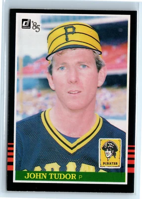 1985 Donruss Pittsburgh Pirates Baseball Card #235 John Tudor - Image 1 of 2