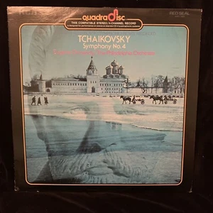 TCHAIKOVSKY Symphony #4 - ORMANDY, Philadelphia - RCA QUAD ST LP 1974 - Picture 1 of 4