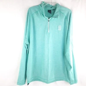 Dunning Golf Herren Quarter Zip Pullover Langarm Gr. XL türkis TPC Scottsdale - Bild 1 von 11