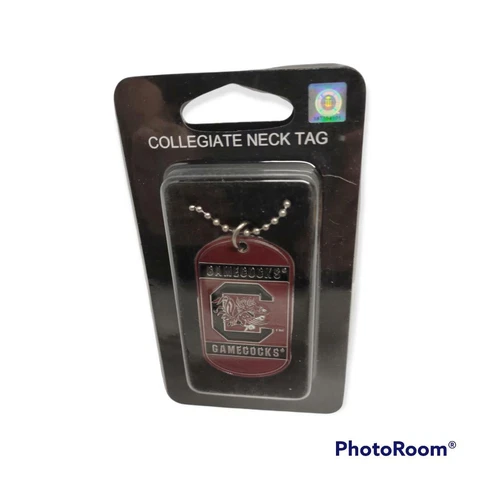 South Carolina Gamecocks 17" dog tag Neck Tag Necklace Cover
