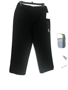Capris Croft& Barrow para mujer. Talla 4. Color negro. Re. $36. Debajo de la rodilla. - Imagen 1 de 4
