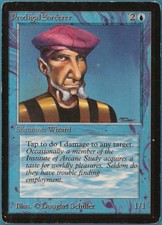 Prodigal Sorcerer Beta HEAVILY PLD Blue Common MAGIC CARD (ID# 242811) ABUGames