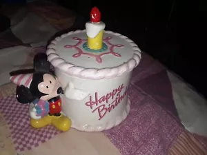 Teleflora Flores de Mickey Happy Birthday Cake Box con tapa - Imagen 1 de 3