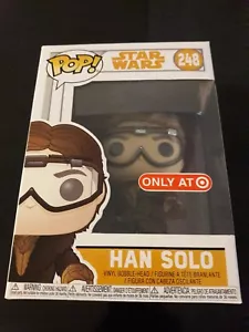 FUNKO POP Han Solo Star Wars #248 Target exclusive w/ POP Protector - Picture 1 of 6