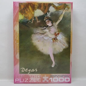 EuroGraphics Ballerina by Edgar Degas 1000 Piece Jigsaw Puzzle 19x26" New SEALED - Picture 1 of 3
