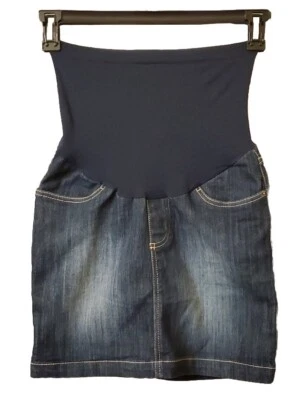 Motherhood Maternity Above the Knee Mini Denim Skirt Size XS - Image 1 of 4