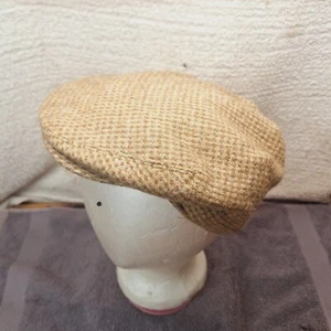Vintage Scotch House Wool Hat Tweed Made In Scotland Newsboy  - Picture 1 of 5