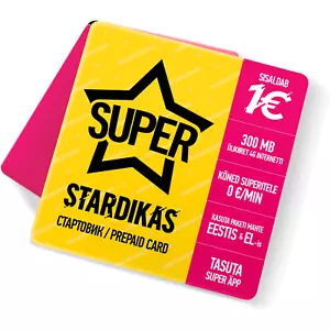 Carte SIM prépayée Telia SUPER Estonie, fonctionnera dans le monde entier - Photo 1/1