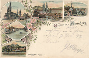 Litho-Karte Gruss aus Bamberg (AA40) (4)