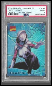2024 Finding Unicorn Marvel Universe Evolution - Blue #CC99 Ghost Spider - PSA 9 - Picture 1 of 2