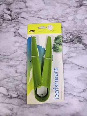 Série Chef'n Salad - Tesouras de folhas de plástico verde - Novo em folha - Imagem 1 de 4