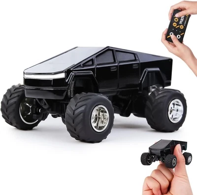 Mini Camión Rc, Monster Truck Escala 1:64 Coche Control Remoto con Luces, 2.4Ghz y Foto 1 de 4