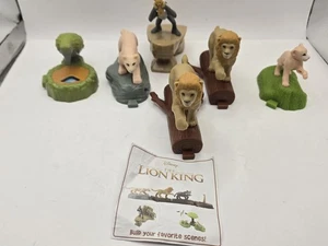 Lotto 6 statuine giocattolo Disney Re Leone in plastica - Foto 1 di 9