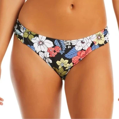 Pantalones de bikini Jessica Simpson Hipster para mujer M Tropical Punch lindos coquetos nuevos con etiquetas Foto 1 de 4