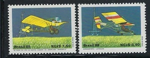 Brazil 2173-74 MNH 1989 Aviation (fe5808) - Picture 1 of 1