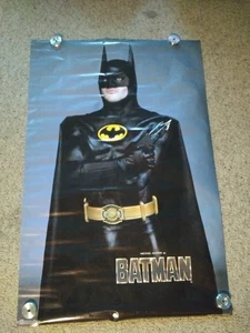 BATMAN 1989 Poster Michael Keaton DC 1989 In Original Plastic Wrap - Picture 1 of 12