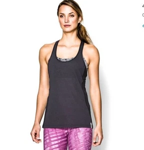 Camiseta sin mangas Under Armour Fly by Stretch Mesh para mujer - mediana - negra - Imagen 1 de 16