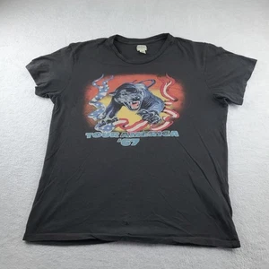 Vintage Ralph Lauren Denim & Supply T Shirt Men M single stitch Tour America 67 - Picture 1 of 24