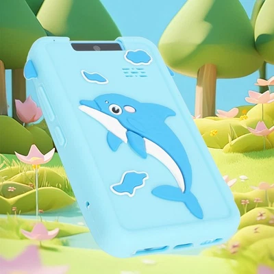 Cartoon Smart Phone Blue Dolphin 48MP 1080P HD Camera 2.8in Touch Screen Phone - Image 1 of 4