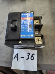 EATON CSR 25K 200 AMP 2 POLE 120/240 VOLTS USED CAME OFF A RUNNING MACHINE... - Picture 1 of 10