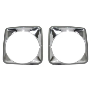 CJ Classic Trucks Headlight Bezel Aluminum Pair Chevrolet C10 1969-1972 - Picture 1 of 4