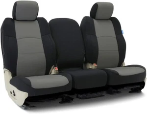 Coverking Neosupreme Seat Cover for Select Honda Models - Gray/Black - Picture 1 of 3