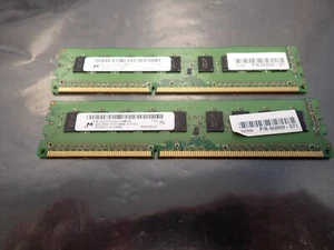 Micron 8GB 2x 4GB PC3L-12800E PC3 "ECC UDIMM" DDR3 HP #662609-571 - Picture 1 of 1