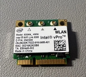 DELL Precision M6500 Wireless 5300 Wifi WLAN Half-Height Mini Card A02 N230K NEW - Photo 1/3