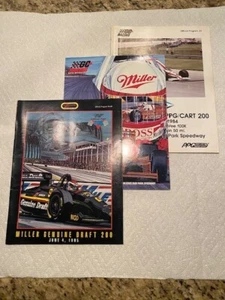 Vintage Milwaukee Mile 1984 1989 1995 Programs Indy Car Auto Racing - Picture 1 of 1