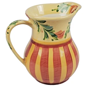 Signierter Gail Pittman handbemalter Keramik Trinkkrug Southern Living 8" x 5" - Bild 1 von 9