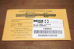 (12 Stück) Walton #5 (3,2 mm) 3-Flöte zusätzliche Finger (12053) - Bild 1 von 1