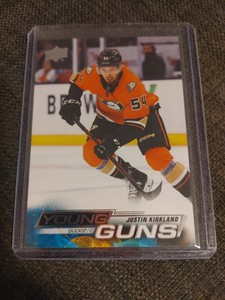 2022-23 UPPER DECK EXTENDED SERIES #725 JUSTIN KIRKLAND YOUNG GUNS ROOKIE CARD
