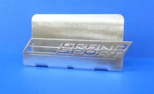 Soporte para tarjetas de visita Corvette C7 Grand Sport metal cepillado - Imagen 1 de 1