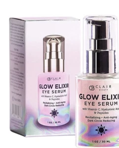 CB Clair Beauty Glow Elixir ANTI-AGING Augenserum 1 oz/30 ml - Bild 1 von 3