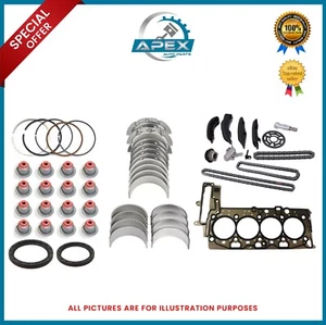 BMW 1 3 5 7 SERIES N47D20 HEAD GASKET WITH ENGINE REBUILD KIT 2.0 DIESEL ENGINE - Picture 1 of 4