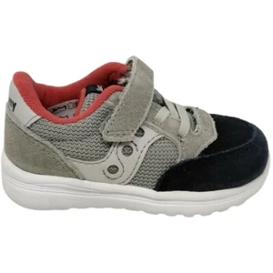 Saucony Sneakers Jazz Lite Baby Boy Size 4 Casual Sneakers Grey, Navy - Picture 1 of 3