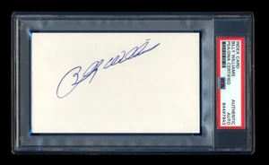BILLY WILLIAMS SIGNED MINT INDEX CARD PSA/DNA AUTOGRAPHED HOF CHICAGO CUBS - Picture 1 of 1