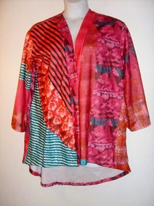 Misslook Size 2XL Long Pink Open Front Jacket/Blazer/Cardigan - Picture 1 of 2